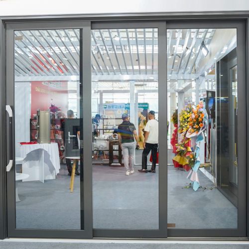 HỆ CỬA LÙA RAY INOX DY-106 