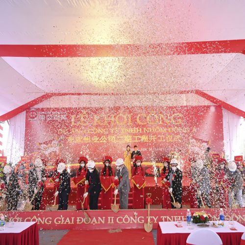 LỄ ĐỘNG THỔ & KHỞI CÔNG XÂY DỰNG DỰ ÁN II NHÀ MÁY CÔNG TY TNHH NHÔM ĐÔNG Á