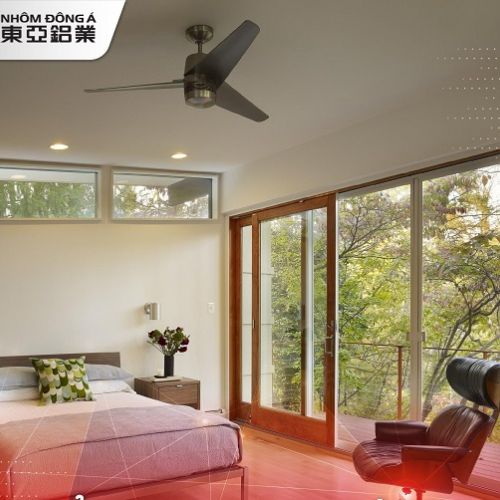 +30 Mẫu cửa lùa nhôm kính phòng ngủ đáng mua nhất 2021