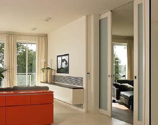  cửa lùa nhôm kính phòng ngủ 1 cánh