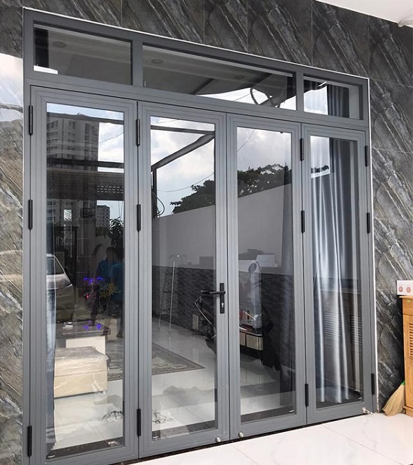 Cửa nhôm hệ 4 cánh lùa