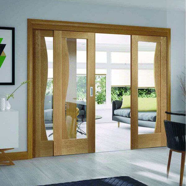 Cửa nhôm hệ 4 cánh lùa