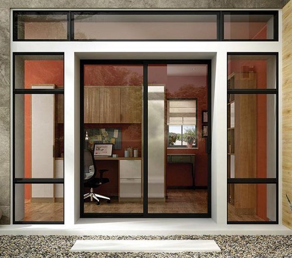 Cửa nhôm hệ 4 cánh lùa