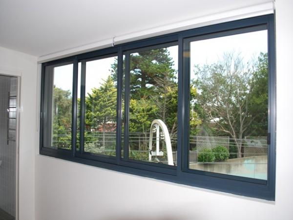 Cửa sổ nhôm kính 4 cánh mở lùa