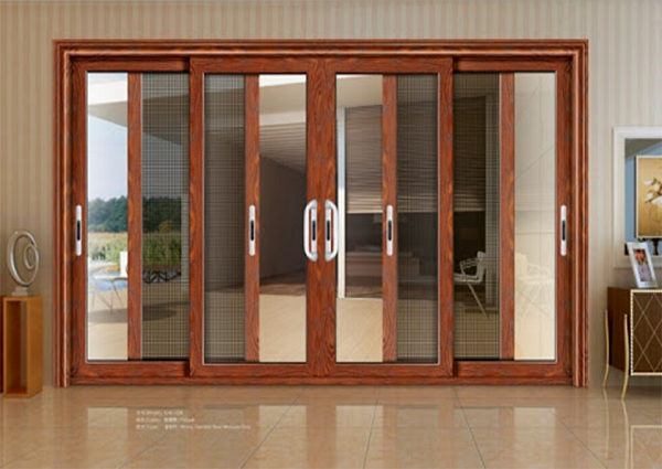 Cửa trượt quay 4 cánh