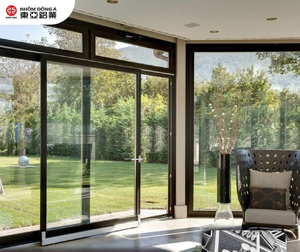 hệ cửa đi nhôm Đông Á